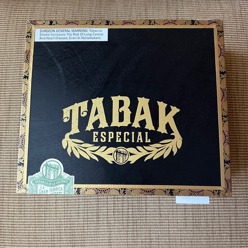 Tabak Especial Empty Cigar Box